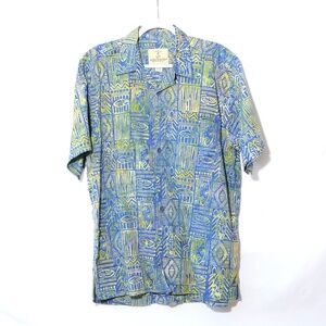 Artisan Outfitters Hawaiian Button Shirt Surf Boards Handcrafted Beach SIZE XL